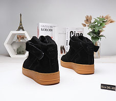 Зимние кроссовки Nike Air Force (36-45) с мехом, фото 3