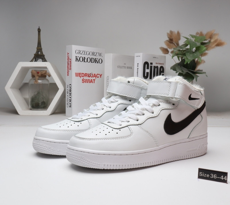 Зимние кроссовки Nike Air Force (36-45) с мехом