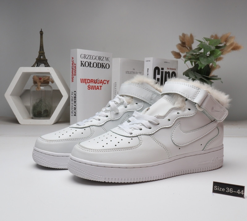 Зимние кроссовки Nike Air Force (36-44) с мехом