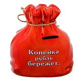 Копилка- мешок "Копейка рубль бережёт", фото 4