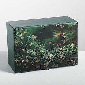 Коробка‒пенал «Зимняя сказка», 22 × 15 × 10 см