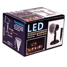 Проектор лазерный уличный «Новогодние картинки» LED Action gradient, фото 3