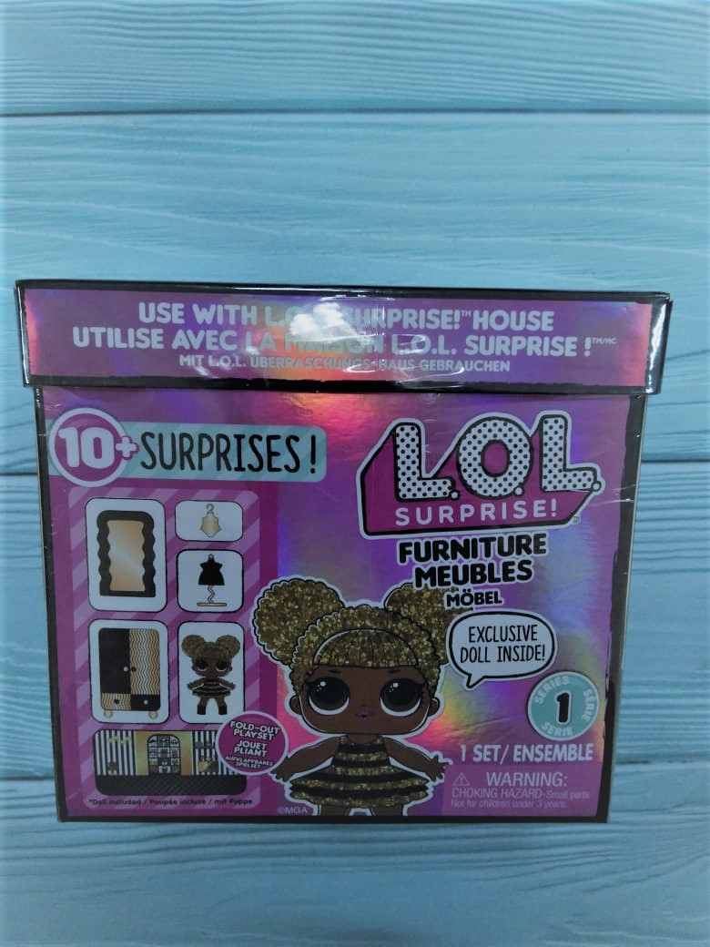 LOL Surprise Furniture Игровой набор ЛОЛ гардероб с эксклюзивной куклой Роял би