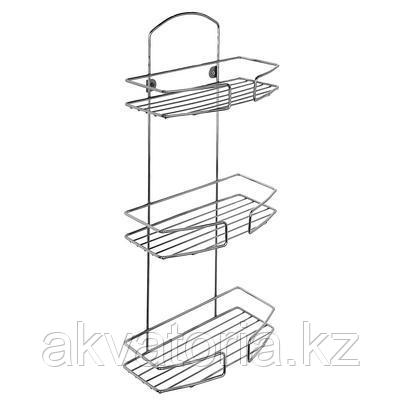 Полка трехъярусная прямая, проволока стальная, 13, Milardo, 013W030M44