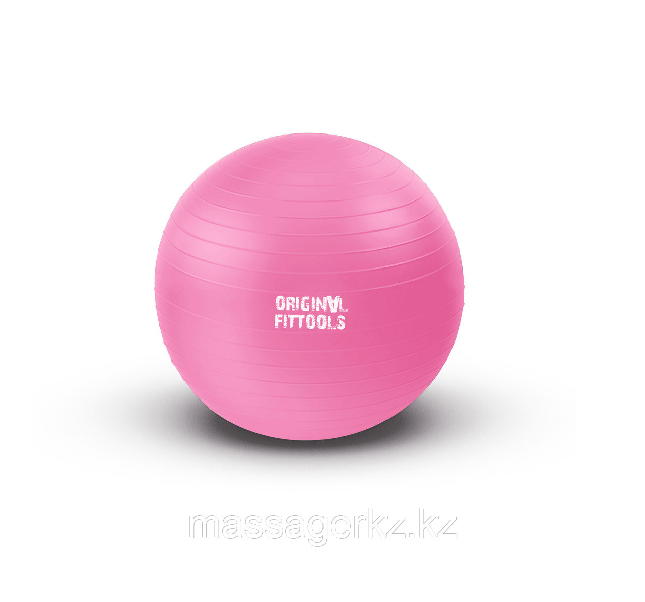 Гимнастический мяч 55 см розовый с насосом - фото 1 - id-p69613668
