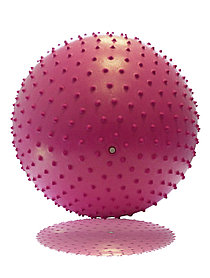 Гимнастический мяч с массажным эффектом 55 см с насосом