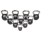 Гиря 11,3 кг (25lb) с хромированной ручкой, фото 2