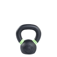 Гиря 4 кг чугунная светло-зеленый кант