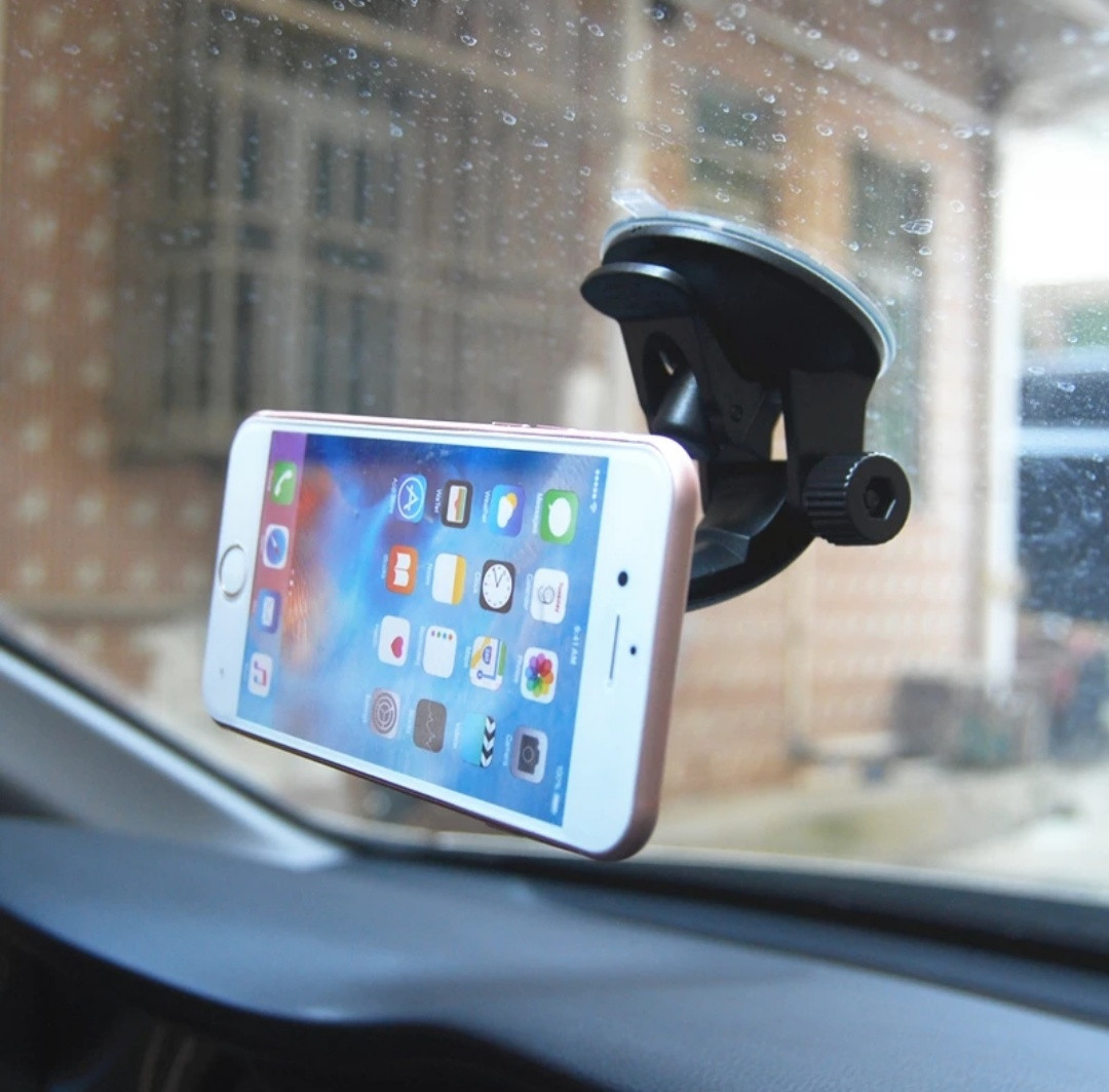 Регулируемый универсальный автомобильный магнитный держатель для смартфона на стекло, T05C - фото 5 - id-p69616010