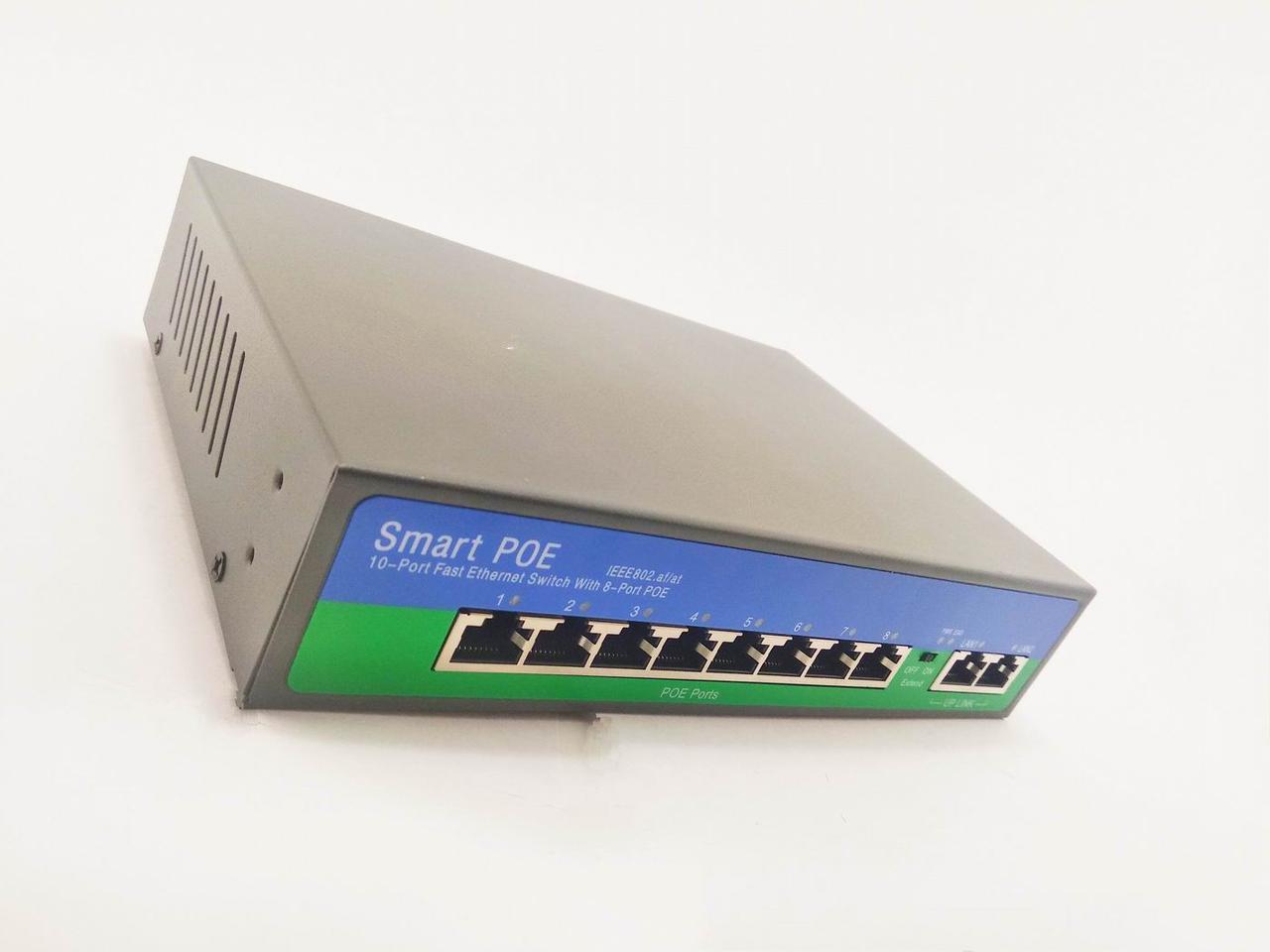 8-Портовый POE switch/коммутатор, Модель PSE-6008 - фото 4 - id-p69616041