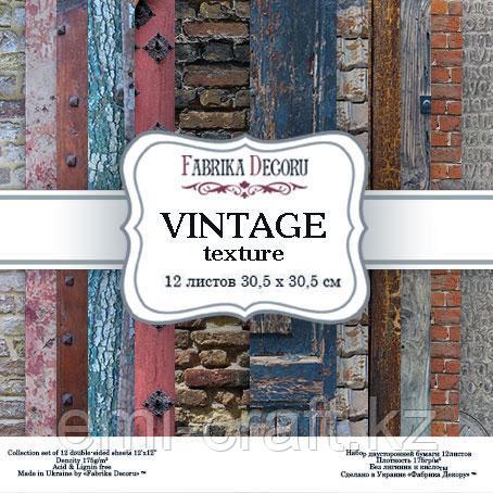 Vintage texture - набор двусторонней бумаги 30,5см х 30,5см