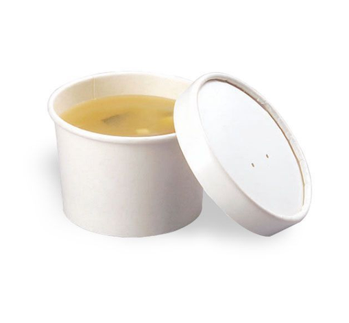Упаковка "DoEco" d-75мм, h-60мм, 230мл ECO SOUP 8W, для супа, белая, 250 шт, фото 2