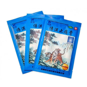 Пластырь Синий тигр (Два тигра) Shexiang Qufenghi Gao