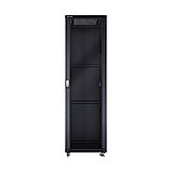 LinkBasic NCB 42U 600*800*2000, Шкаф серверный, цвет чёрный, передняя дверь стеклянная (тонированная), фото 3