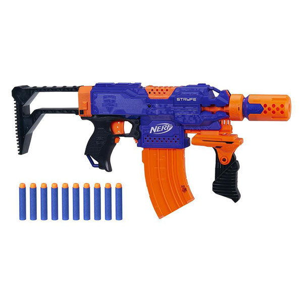 Hasbro Nerf N-Strike Elite Автоматический Бластер Супер Страйф CQ-10 (Stryfe CQ-10) - фото 1 - id-p69669377