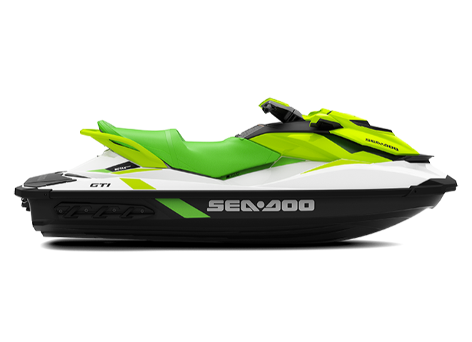 Гидроцикл BRP Sea-Doo GTI PRO Rental 130 3-мест. Белый с салатовым 2020