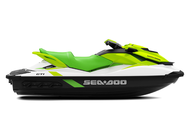 Гидроцикл BRP Sea-Doo GTI PRO Rental iBR 130 3-мест. Белый с салатовым 2020