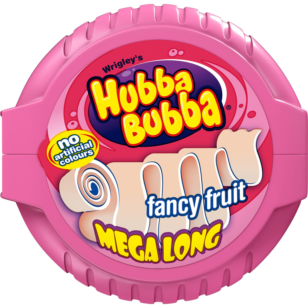 Жевательная резинка в рулетке  Хубба-Бубба  hubba bubba fancy fruit  (розовая) 56,7 гр
