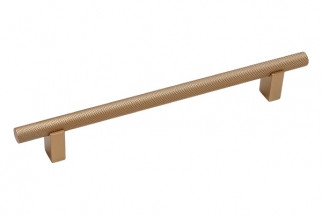 Мебельная ручка скоба, замак, размер посадки 160мм, отделка золото матовое