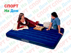 Двуспальный надувной матрас Intex 68759 Синий (Габариты: 203 х 152 х 22 см), фото 2