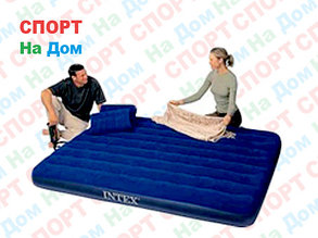 Надувной матрас Intex 68765 Синий (Габариты: 152 х 203 х 22 см), фото 2