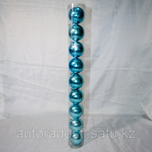 Набор новогодних шаров на ёлку - 9 шт (6,5 см) - фото 2 - id-p69693395