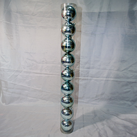 Набор новогодних шаров на ёлку - 9 шт (8 см)