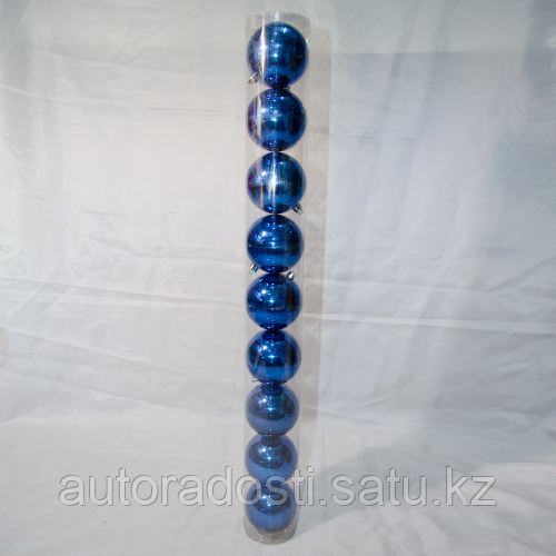 Набор новогодних шаров на ёлку - 9 шт (8 см) - фото 2 - id-p69693399