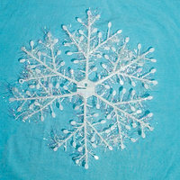 Новогодние украшение "Снежинки" - 23 см, 26 см, 36 см (3шт)
