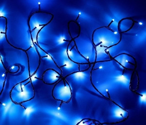 Светодиодная гирлянда LED-KS-60-6M-B-220V синий - фото 1 - id-p69693660