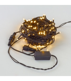 Светодиодная гирлянда LED 100 светодиодов, теплый белый - фото 1 - id-p69693679