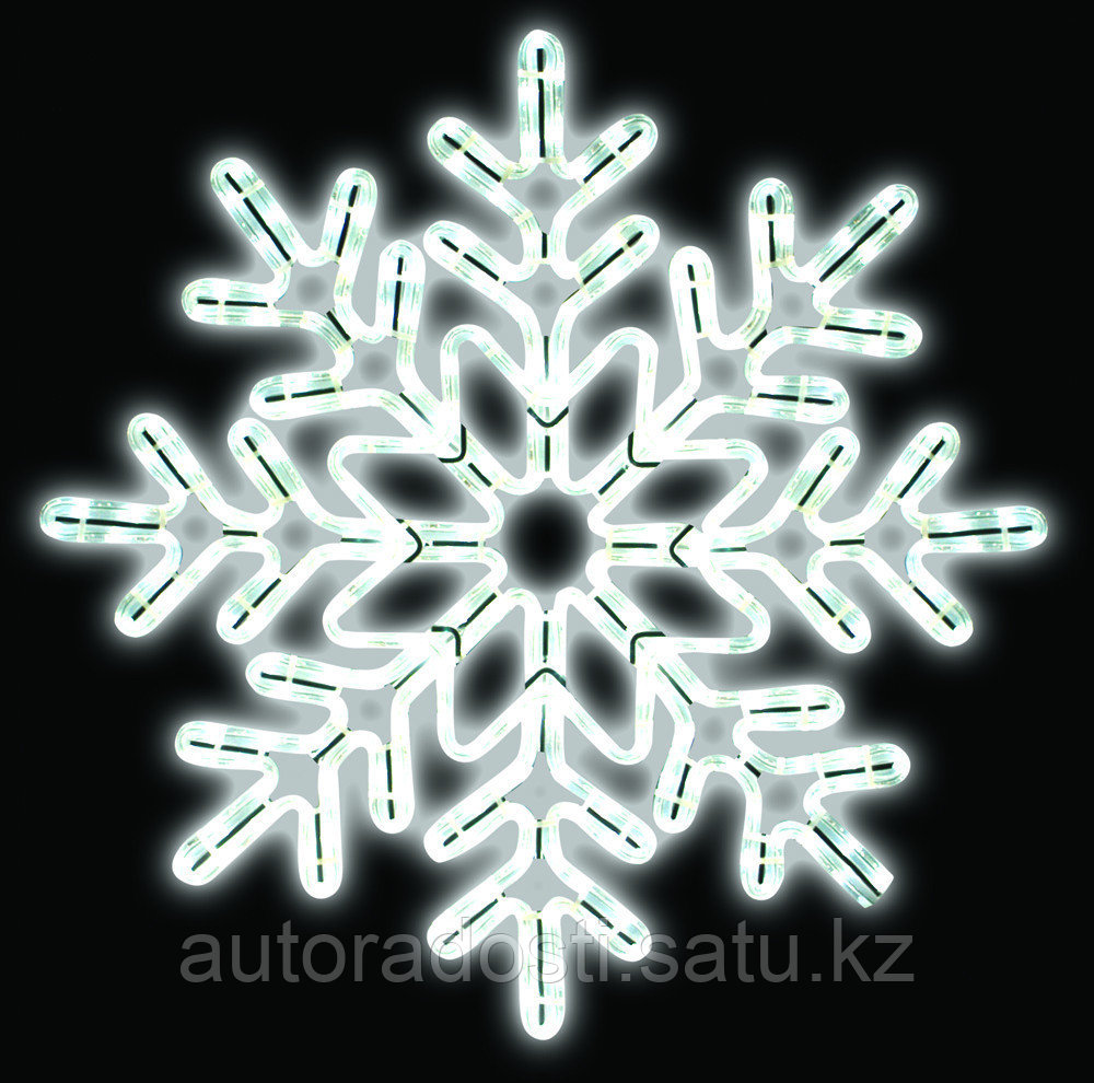 Светодиодная фигура "Снежинка" белая, 44W 120х120 см - фото 1 - id-p69693700