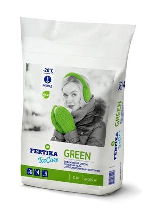ФЕРТИКА Противогололёдное средство IceCare GREEN(-20°C) 10кг