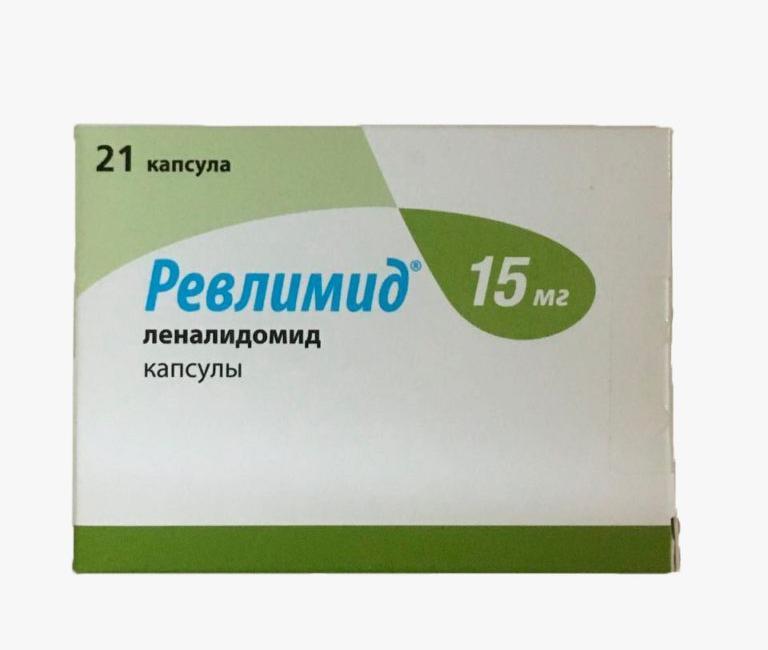 Ревлимид – Revlimid (Леналидомид) капсулы 5,10,15,20,25мг