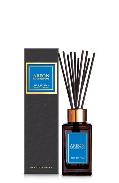 AREON Blue Crystal Premium 85 ml, черные палочки