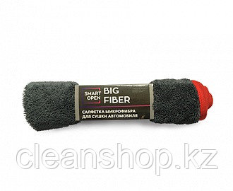 Салфетка микрофибра для сушки автомобиля 50х60 Big Fiber, 1шт., фото 2