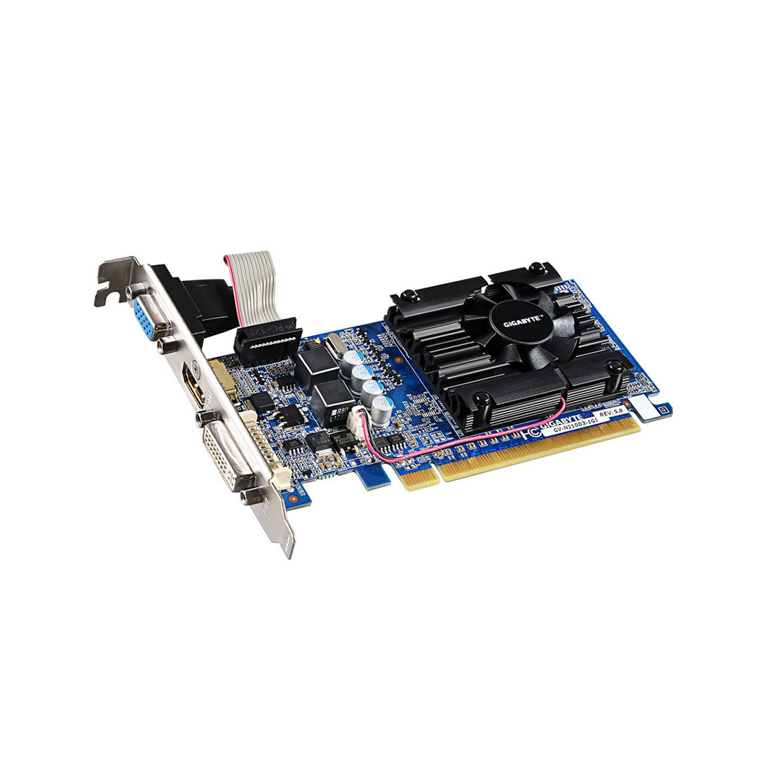 Видеокарта, Gigabyte, GT210 1G 64bit (GV-N210D3-1GI)