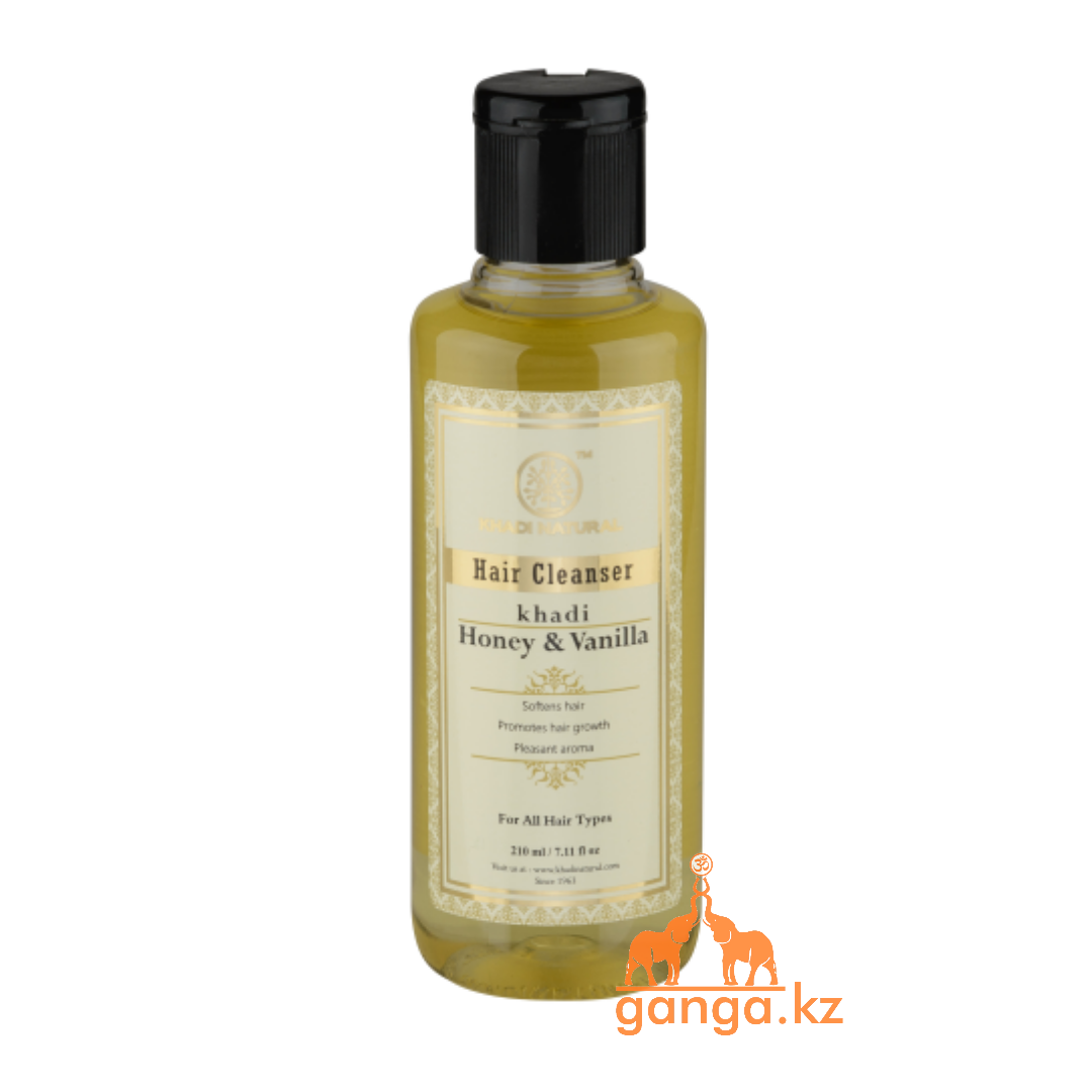 Шампунь KHADI Мед и Ваниль (Honey & Vanilla Shampoo KHADI), 210 мл.