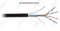 F/UTP кабелі 4 жұп, мыс.5e, бір ядролы, мыс, сыртқы, 305 м