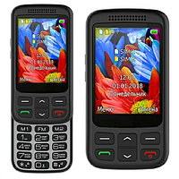 Мобильный телефон с выдвижной клавиатурой, двумя сим картами и фонариком, ID105