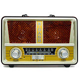 Радиоприемник в стиле ретро MEIER M-112BT с пультом {Bluetooth, FM, USB, TF card, AUX} (Светло-коричневый), фото 4