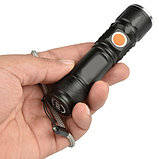 Фонарик карманный светодиодный с USB зарядкой LED FLASHLIGHT MX-616-T6, фото 5