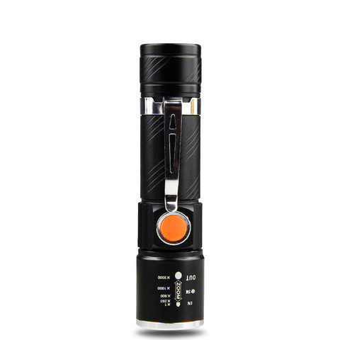 Фонарик карманный светодиодный с USB зарядкой LED FLASHLIGHT MX-616-T6 - фото 6 - id-p69739564