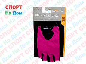 Перчатки для фитнеса, атлетические Maraton Размер M (цвет розовый)