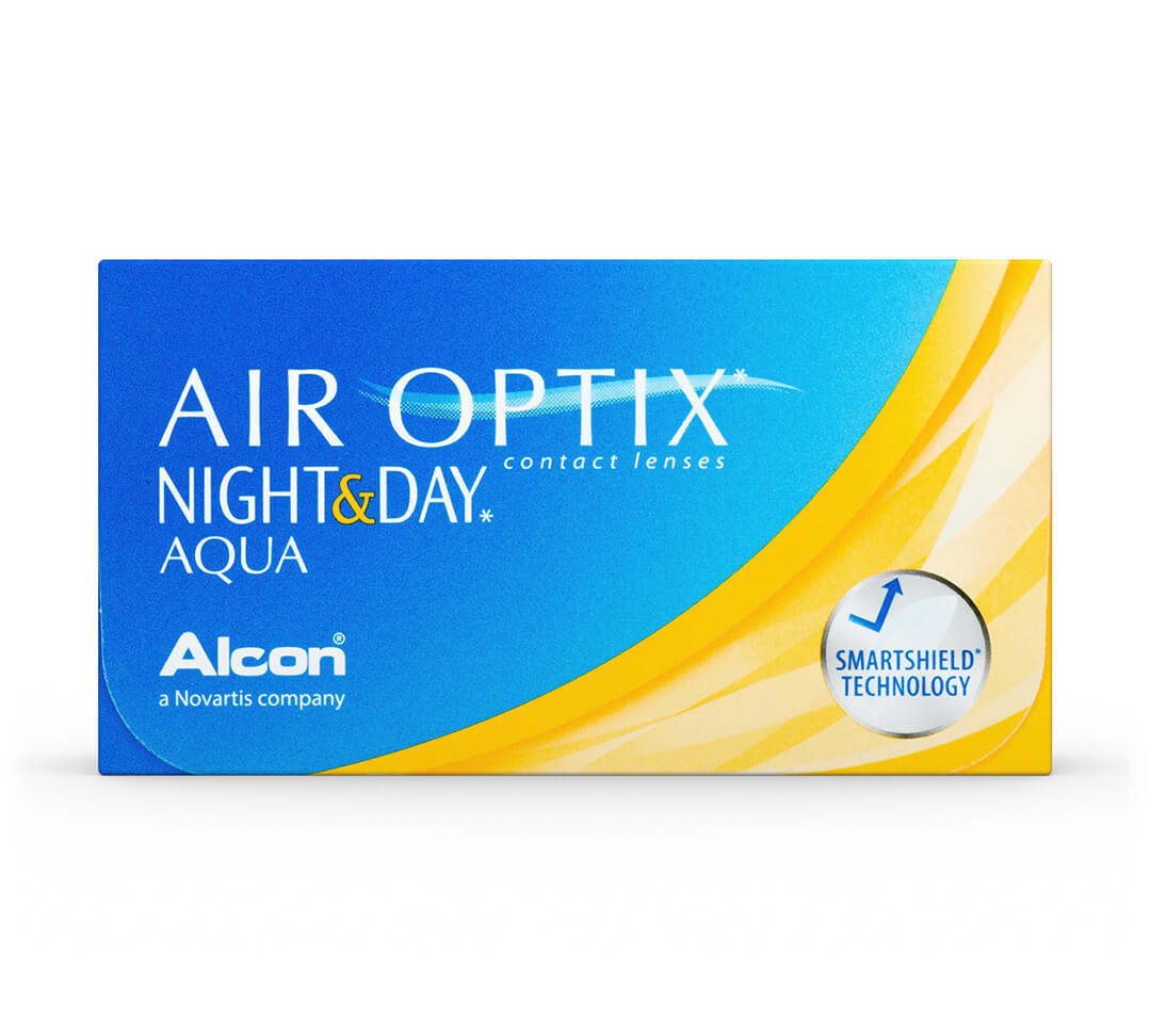 Линзы Air Optix Night&Day Aqua, 3шт