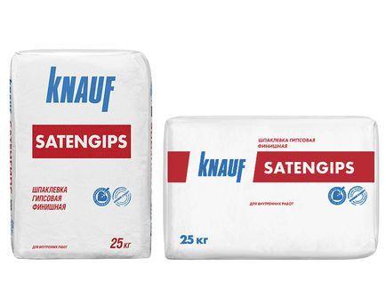 Шпаклевка гипсовая финишная Сатенгипс Knauf 25 кг