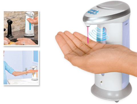 Автоматический сенсорный диспенсер для жидкого мыла SOAP MAGIC - фото 2 - id-p69745518