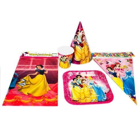 Набор аксессуаров для детского праздника из 32 предметов (Принцессы) - фото 5 - id-p69746153