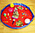 Сумка-коврик для игрушек Toy Bag (Ø 100 см / Зелено-оранжевая), фото 3