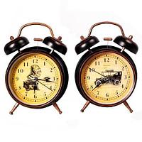 Часы-будильник с кварцевым механизмом в ретро-стиле «Morning smile»